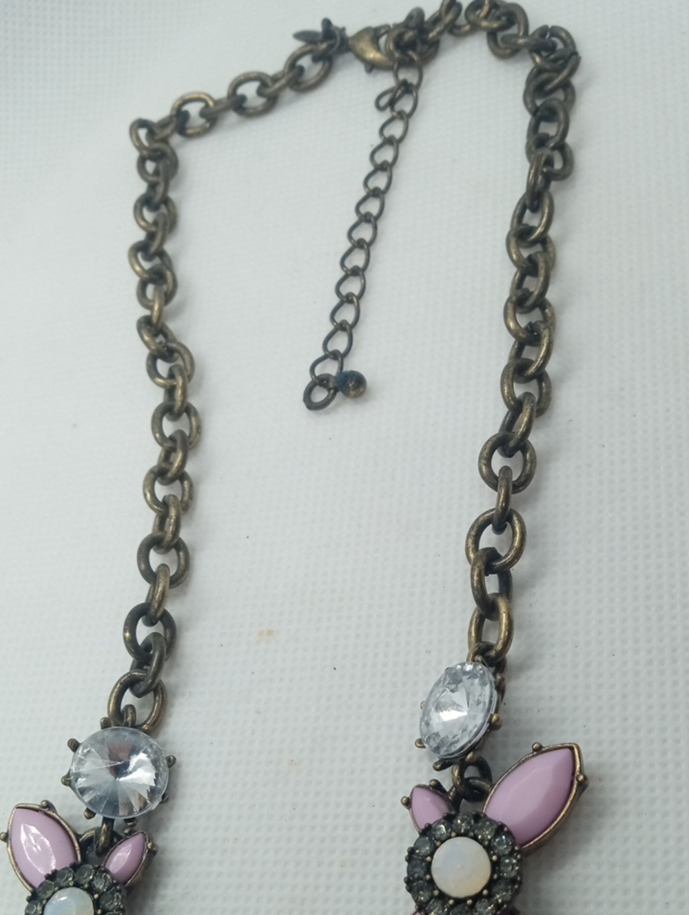 J.CREW CHUNKY RHINESTONE NECKLACE - Picture 11 of 13